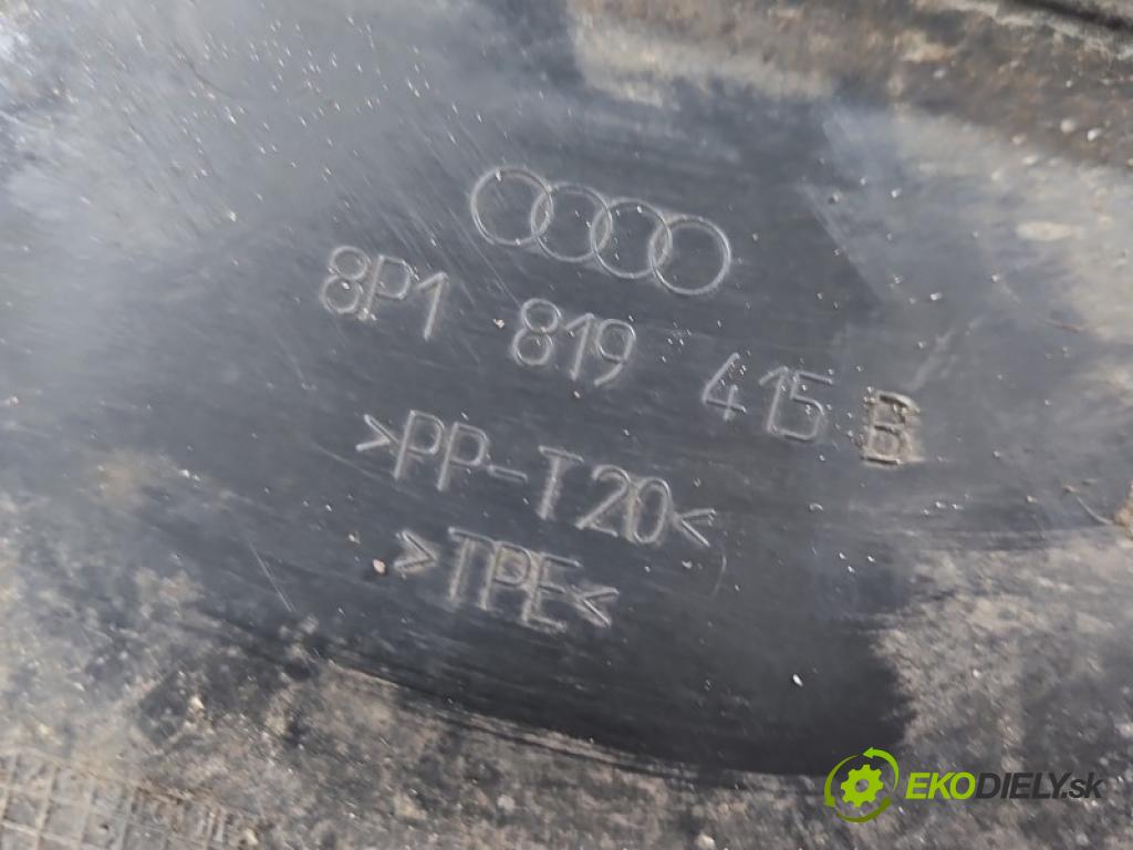 Audi A3 8P 2003-2012 1.6 8V 102 hp manual 75 kW 1585 cm3 3- torpédo 8P1819415B (Plast pod čelním sklem)