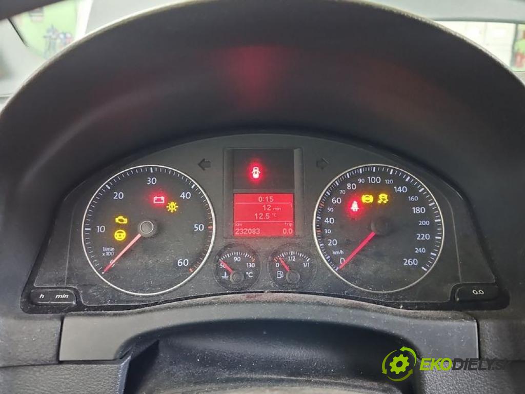 Vw Golf plus 1.9 tdi 105 hp manual 77 kW 1896 cm3 5- Přístrojová deska 1K0920861M (Přístrojová deska)