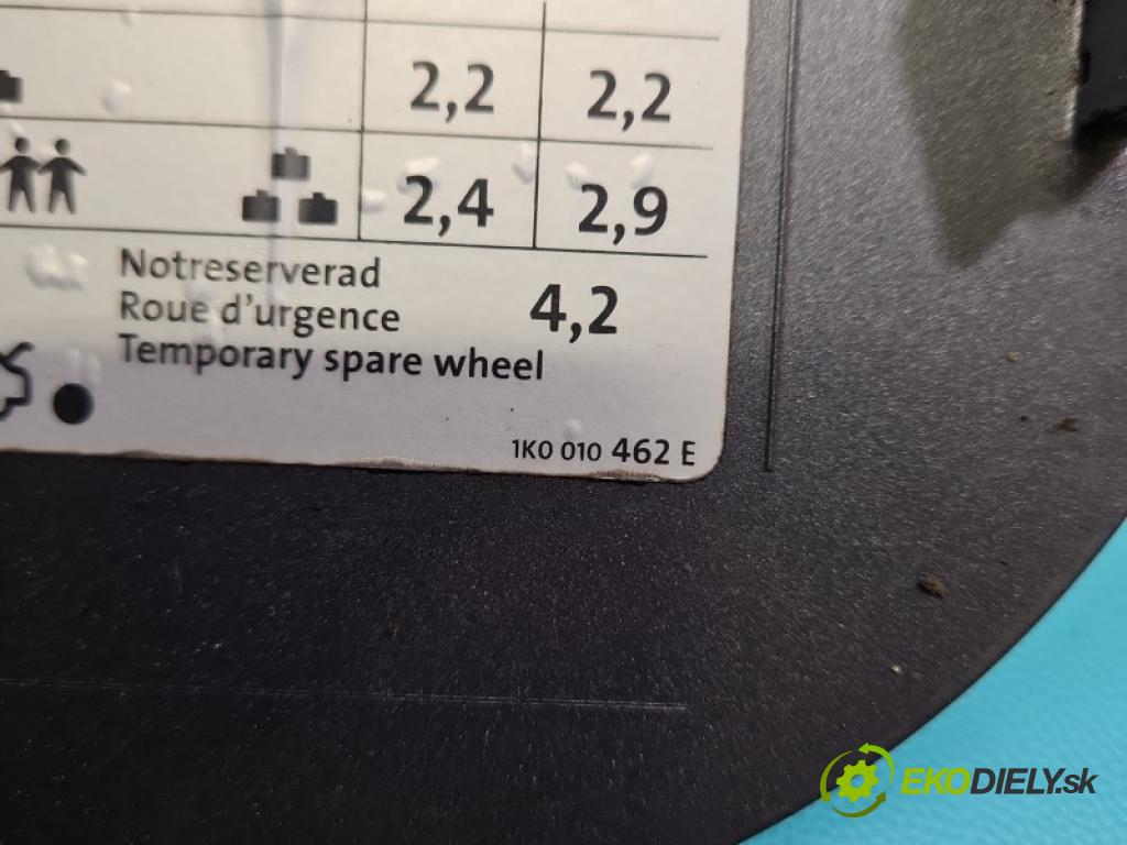Vw Golf plus 1.9 tdi 105 hp manual 77 kW 1896 cm3 5- Klapka nalévání paliva 1K0010462E (Klika dveří ostatní)