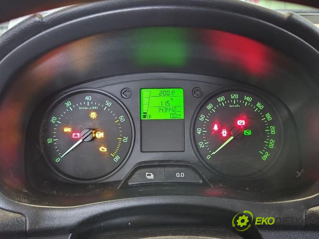 Skoda Fabia II 2007-2014 1.2 TSI 105 hp manual 77 kW 1197 cm3 5- Přístrojová deska 5J0920801M (Přístrojová deska)