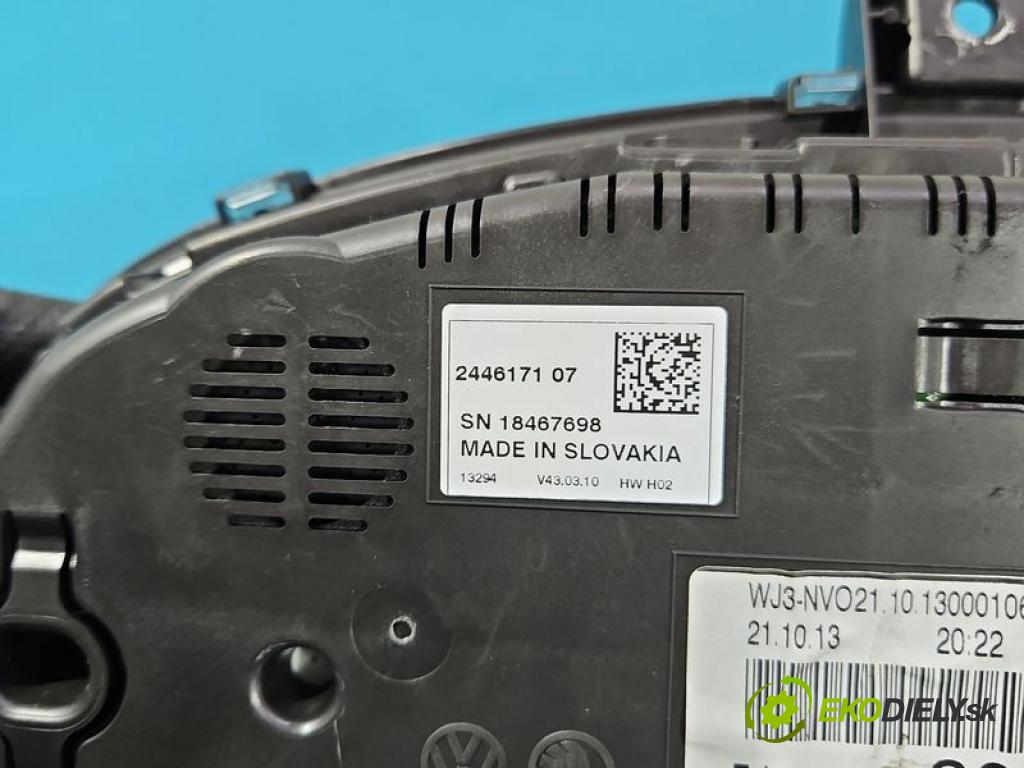 Skoda Fabia II 2007-2014 1.2 TSI 105 hp manual 77 kW 1197 cm3 5- Přístrojová deska 5J0920801M (Přístrojová deska)