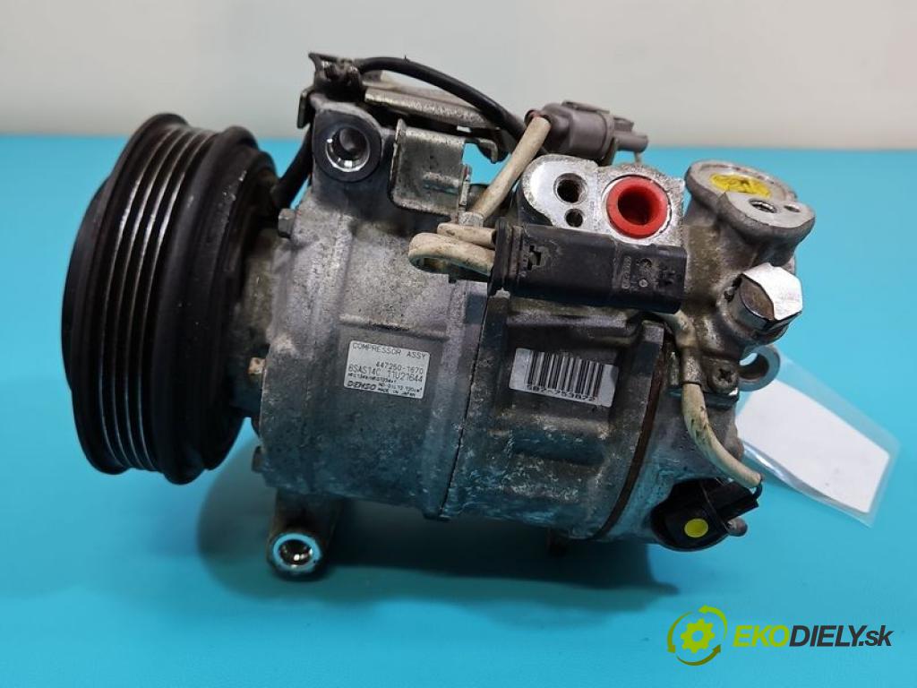 Mercedes CLA C117 X117 2013-2019 2.0 T 184 hp automatic 135 kW 1991 cm3 4- Kompresor: klíma 447250-1670 (Kompresor klimatizace)