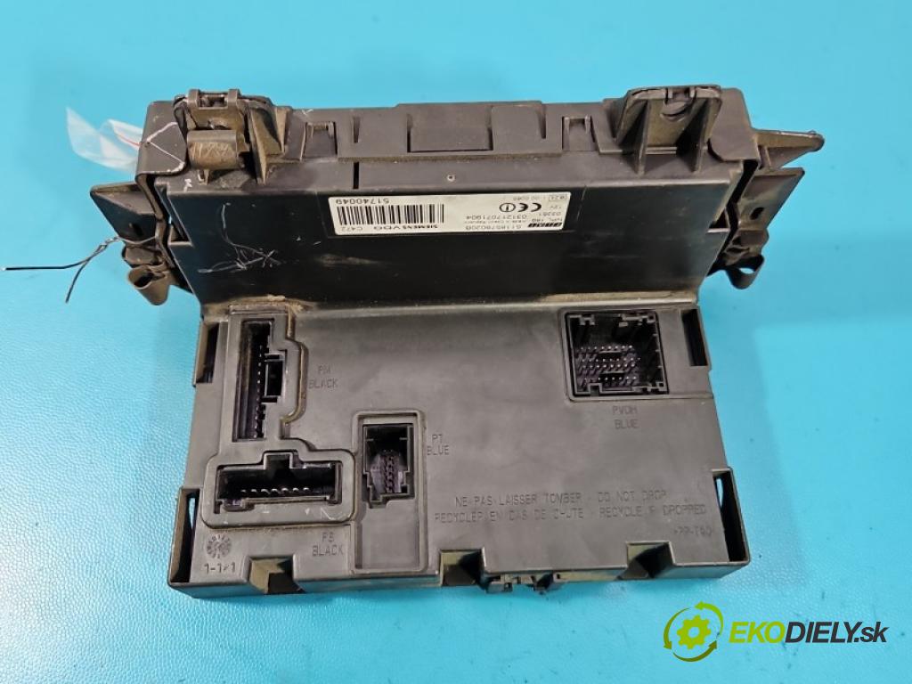 Fiat Panda II 2003-2012 1.1 8V 54 HP manual 40 kW 1108 cm3 5- riadiaca jednotka ostatné S118578020B