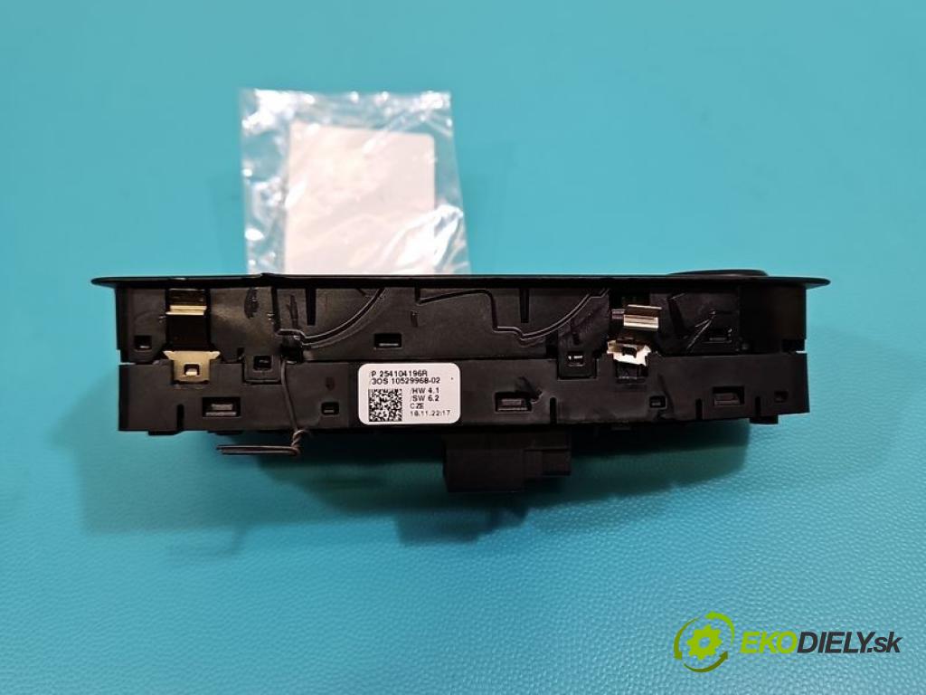 Renault Clio V 2019- 1.0 480 91 KM manual 67 kW 999 cm3 5- prepínač okien spätných zrkadiel P254104196R