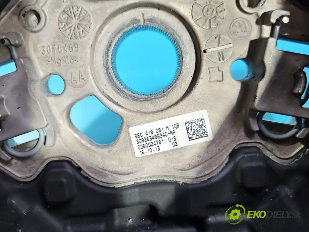 Skoda Fabia II 2007-2014 1.2 TSI 105 hp manual 77 kW 1197 cm3 5- volant 5E0419091M (Volant)