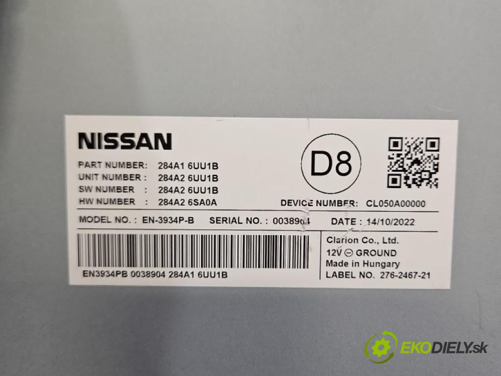 Nissan Qashqai III J12 2021- 1.3 DIG-T: 140 HP manual 103 kW 1332 cm3 5- riadiaca jednotka ostatné 284A16UU1B
