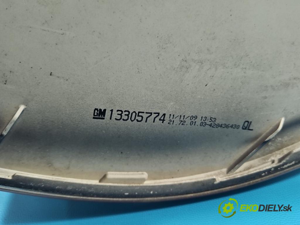 Opel Zafira B 2005-2014 1.6 16V 116 hp manual 85 kW 1598 cm3 5- světlo zadní levé blatník: 13305774