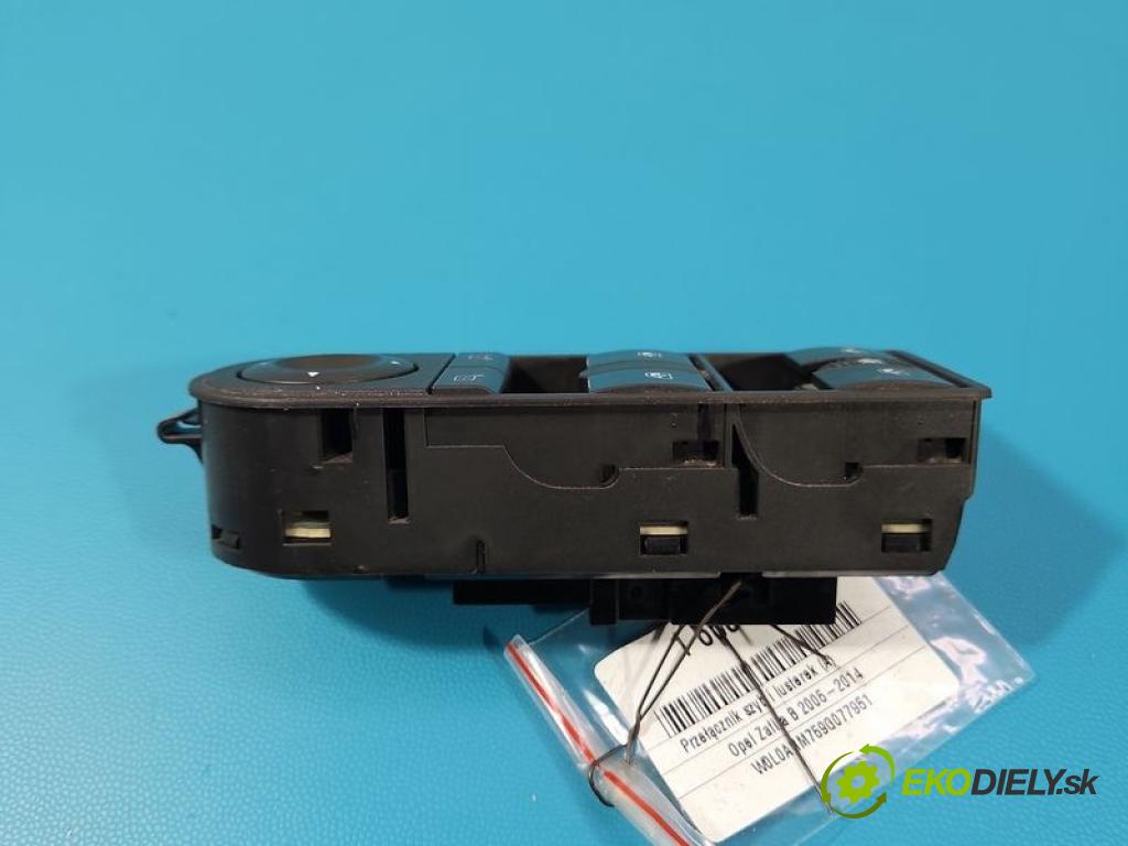 Opel Zafira B 2005-2014 1.6 16V 116 HP manual 85 kW 1598 cm3 5- prepínač okien spätných zrkadiel 13228699
