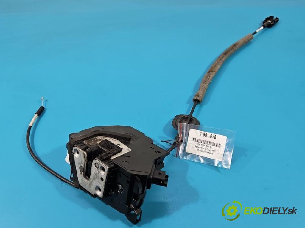 Renault Clio IV 2012-2020 1.2 16V 73 hp manual 54 kW 1149 cm3 5- zámek přední levý 805011929R