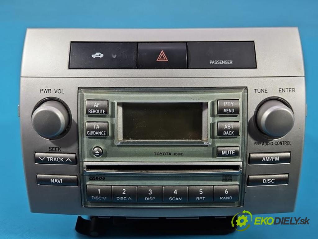 Toyota Corolla Verso II 2004-2009 1.8 vvti 1ZZ 129 hp manual 95 kW 1794 cm3 5- Radio továrna: 86120-0F010