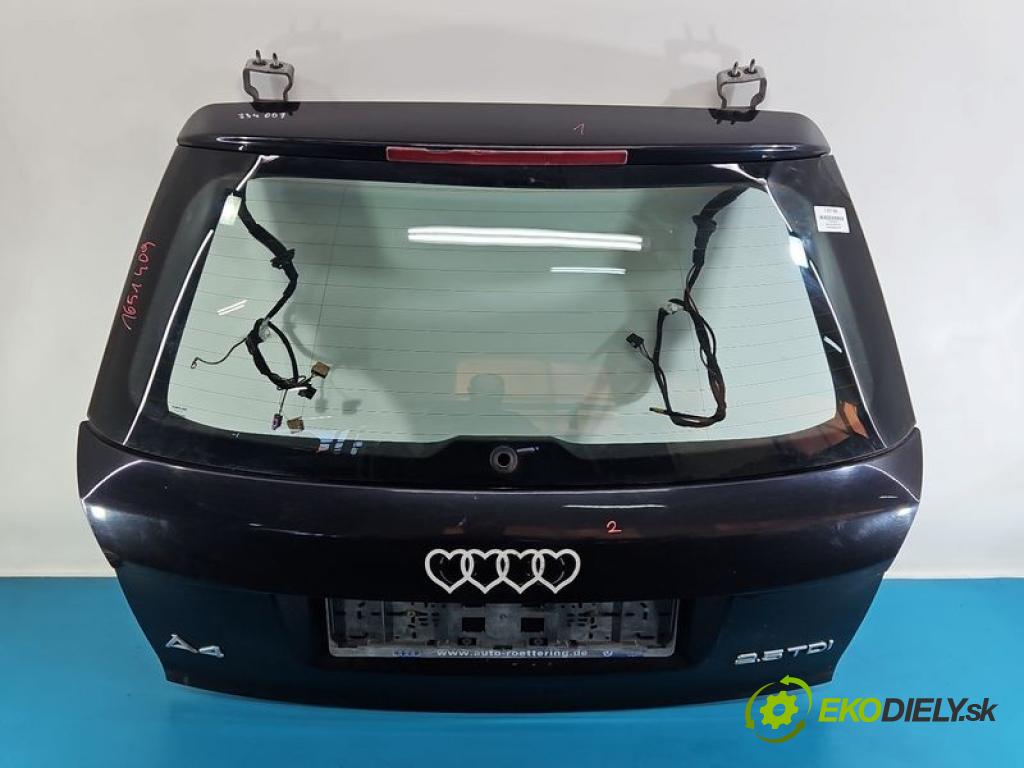 Audi A4 B6 2000-2004 1.9 tdi 131 hp manual 96 kW 1896 cm3 5- zadní kufrové dveře  (Zadní kapota (kufr))