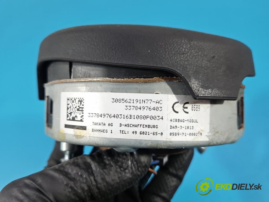 Bmw X5 F15 2013-2018 4.4 V8 automatic 330 kW 4395 cm3 5- airbag vzduch: Řidiči: 33784976403 (Airbag)