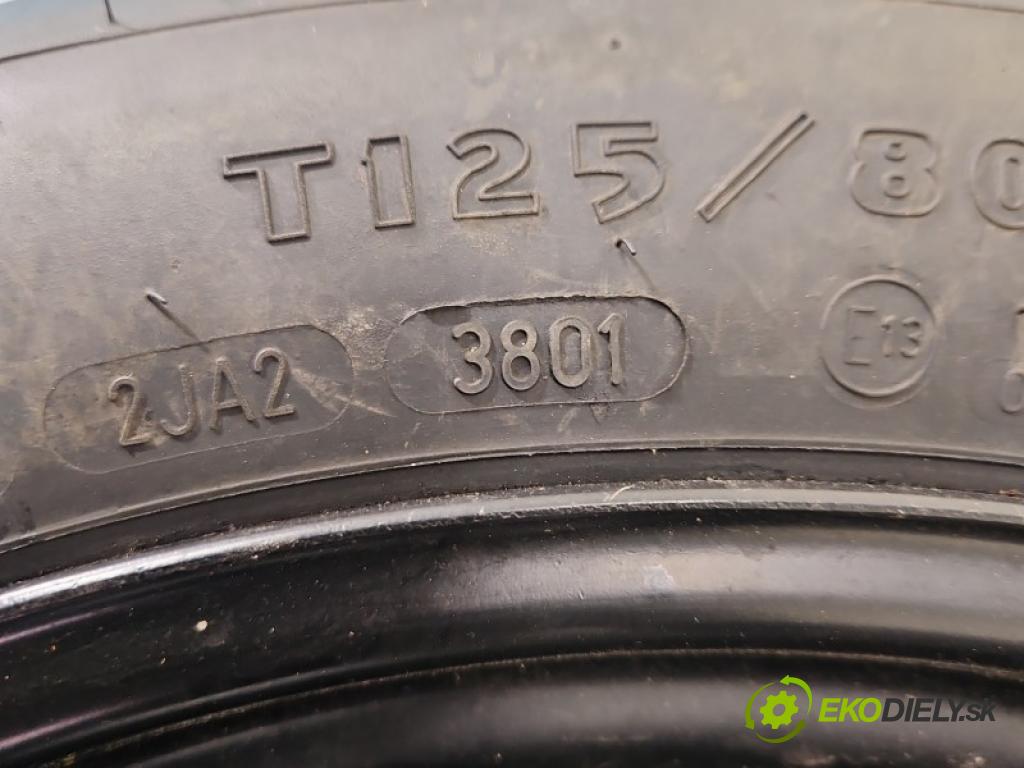 Audi A4 B6 2000-2004 1.6 8V 102 hp manual 75 kW 1596 cm3 5- kolo náhradní 17" 8E0601027C