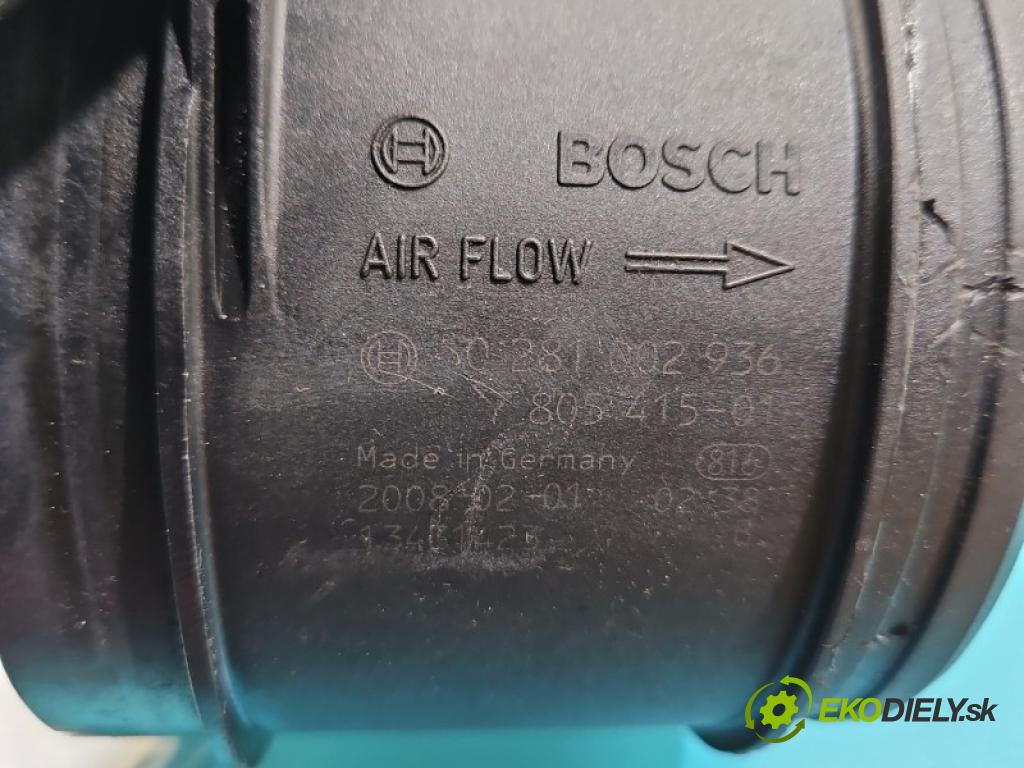 Bmw 5 E60 2003-2010 2.0d N47 177 hp manual 130 kW 1995 cm3 4- váha vzduchu 7805415-01 (Snímač hmotnosti vzduchu)