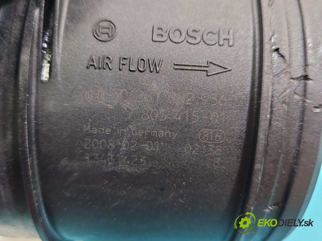 Bmw 5 E60 2003-2010 2.0d N47 177 hp manual 130 kW 1995 cm3 4- váha vzduchu 7805415-01 (Snímač hmotnosti vzduchu)