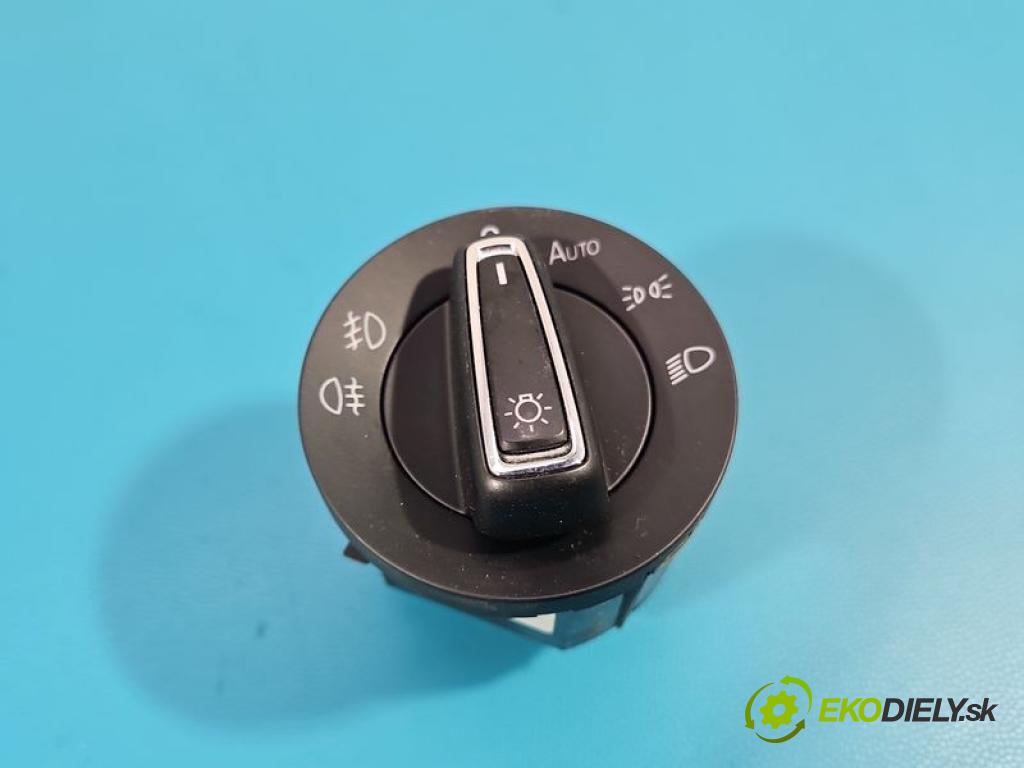 Seat Leon III 2012-2020 1.4 TSI 122 hp manual 90 kW 1395 cm3 5- Přepínač světel na deska: 5G0941431AF