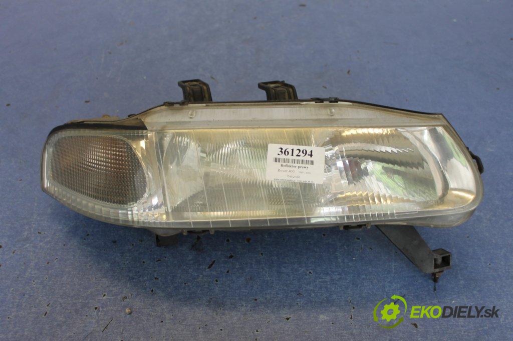 Rover 400 1.6 16V  82 kW 1600 cm3  Svetlomet pravy  (Pravé)