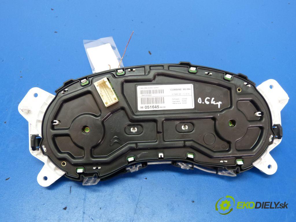 Peugeot 301 1.6 HDI 92 hp  68 kW 1600 cm3  prístrojovka 9805164580 (Přístrojové desky, displeje)