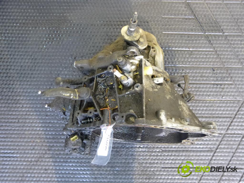 Peugeot 206 1.9D 69 HP  51 kW 1900 cm3  Prevodovka - manuálne 20DL74