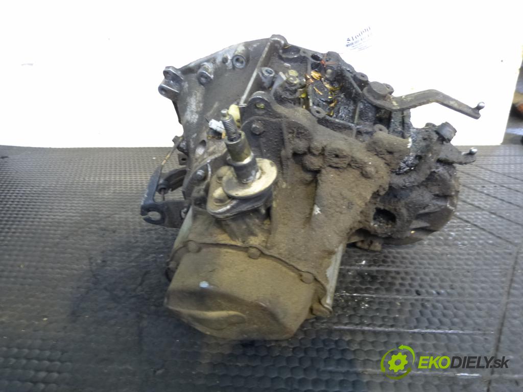 Peugeot 206 1.9D 69 HP  51 kW 1900 cm3  Prevodovka - manuálne 20DL74