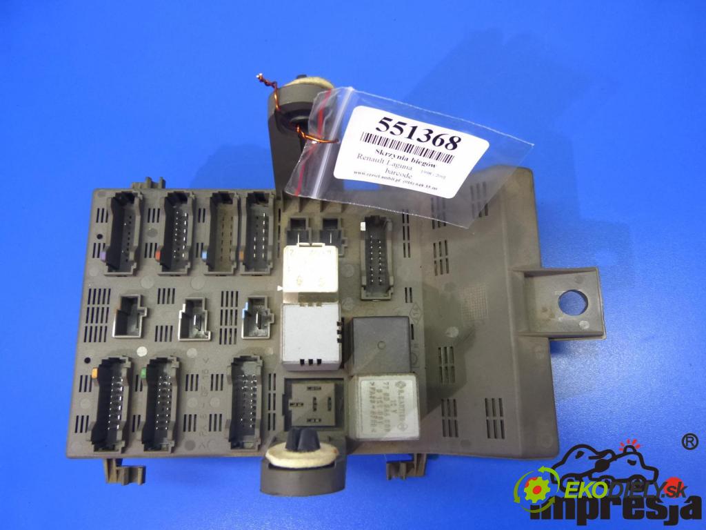 Renault Laguna I 1994-2001 1.9 DTI 98 HP 72 kW 1900 cm3 Skrinka poistková (Poistkové skrinky)