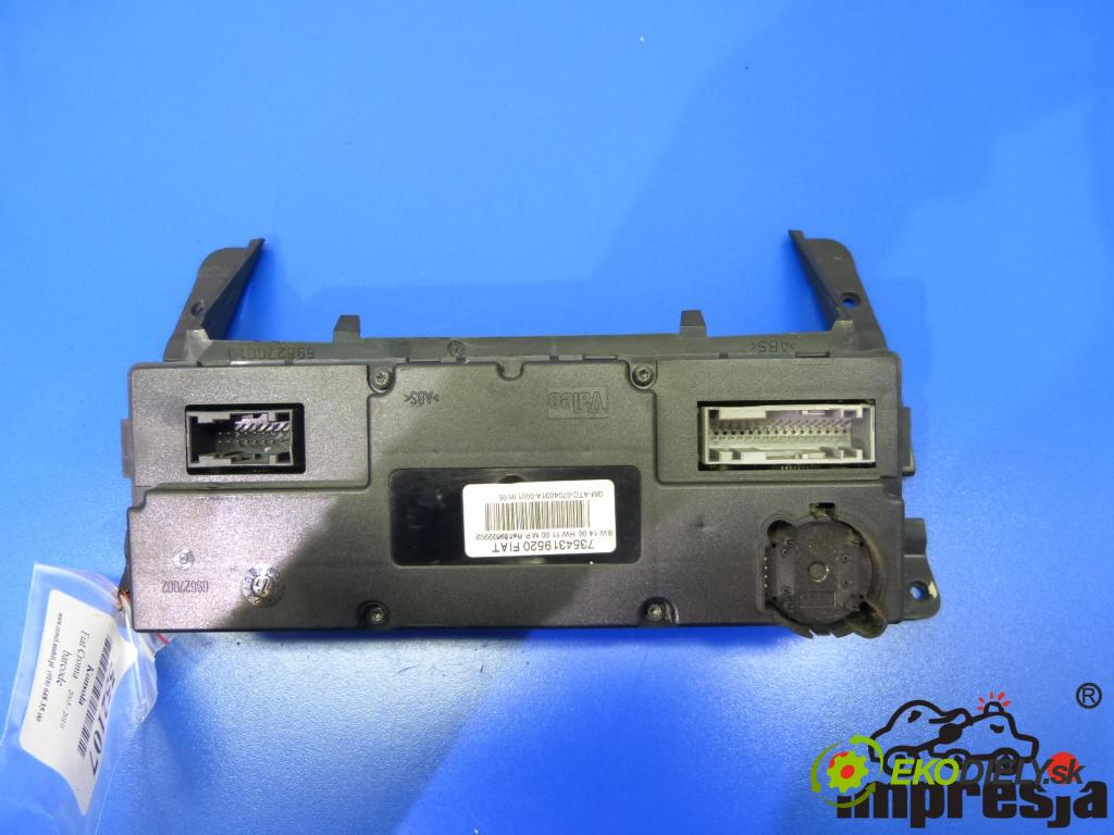 Fiat Croma II 2005-2010 1.9 JTD 16V 150 HP  110 kW 1900 cm3  - Panel kúrenia