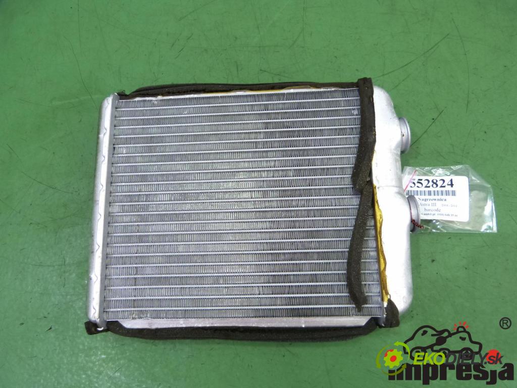 Opel Astra III 2004-2014 1.6 16V 116 HP  85 kW 1600 cm3  Výhrevné teleso, radiátor kúrenia  (Radiátory kúrenia)