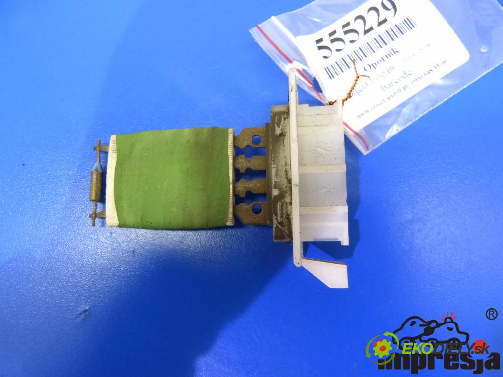 Dacia Logan 1.4 8V 75 HP  55 kW 1400 cm3  Odpor, rezistor