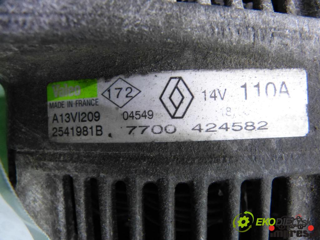 Mitsubishi Carisma 1.9 TD 90 HP  66 kW 1900 cm3  Alternátor  (Alternátory)
