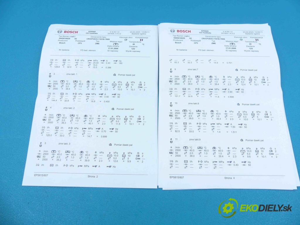 Mercedes S W220 1998-2005 4.0 CDI 250 HP  184 kW 4000 cm3 4- čerpadlo vstrekovacia 0445010029 (Vstrekovacie čerpadlá)