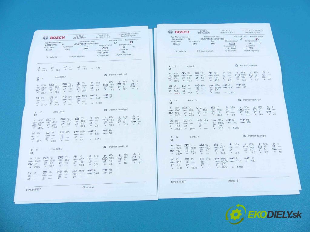 Mercedes S W220 1998-2005 4.0 CDI 250 HP  184 kW 4000 cm3 4- čerpadlo vstrekovacia 0445010029 (Vstrekovacie čerpadlá)