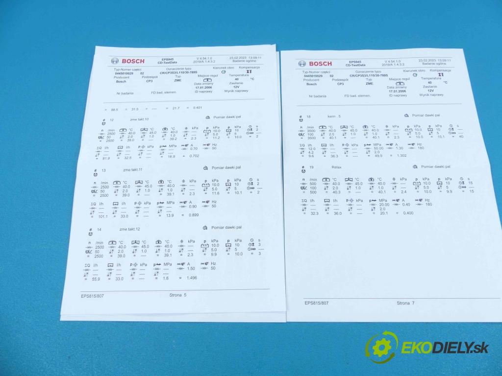 Mercedes S W220 1998-2005 4.0 CDI 250 HP  184 kW 4000 cm3 4- čerpadlo vstrekovacia 0445010029 (Vstrekovacie čerpadlá)