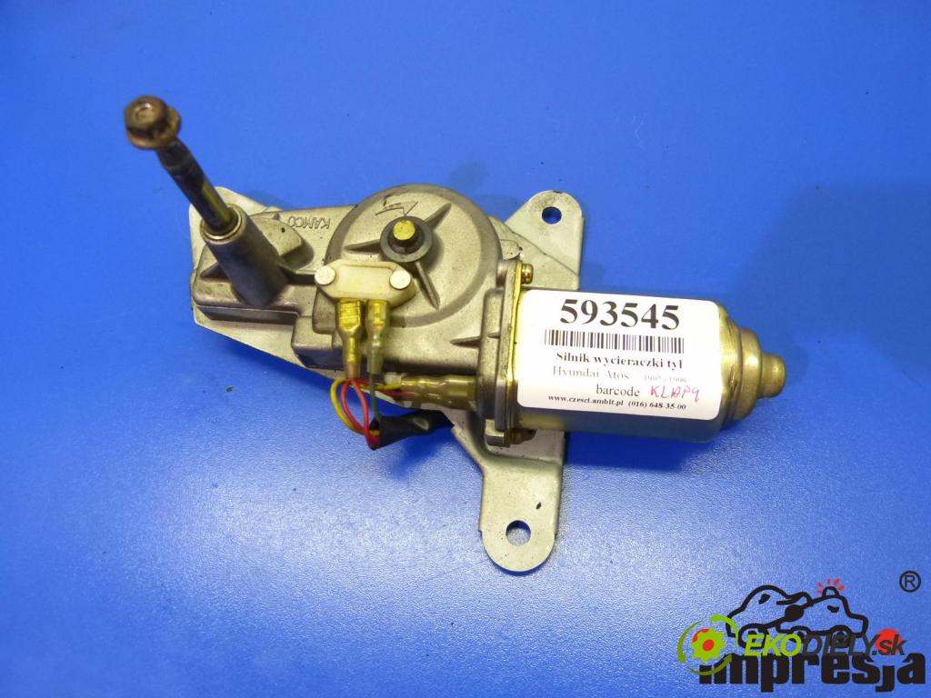 Hyundai Atos 1.0 12V   1000 cm3  motor stěrače zadní část 