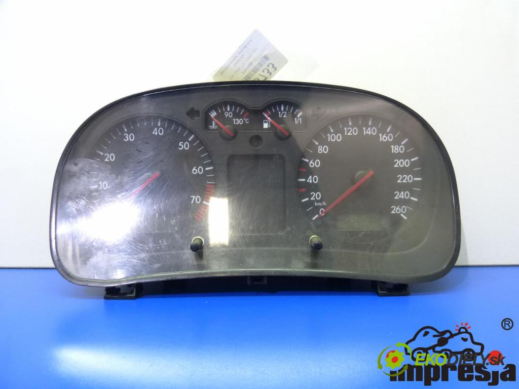 Vw Golf IV 1997-2003 1.6 8V 101 hp  74 kW 1600 cm3  prístrojovka  (Přístrojové desky, displeje)