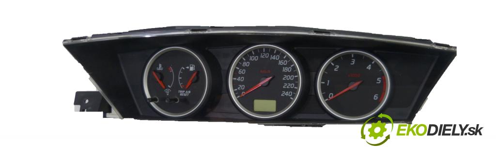 Nissan Primera P12 2001-2007 1.9 DCI 116 hp  85 kW 1900 cm3  prístrojovka  (Přístrojové desky, displeje)