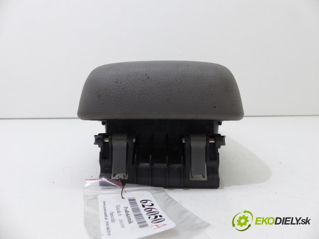 Mazda 6 I 2002-2007 2.0 KAT 141 hp  104 kW 2000 cm3  loketní opěrka  (Loketní opěrky)