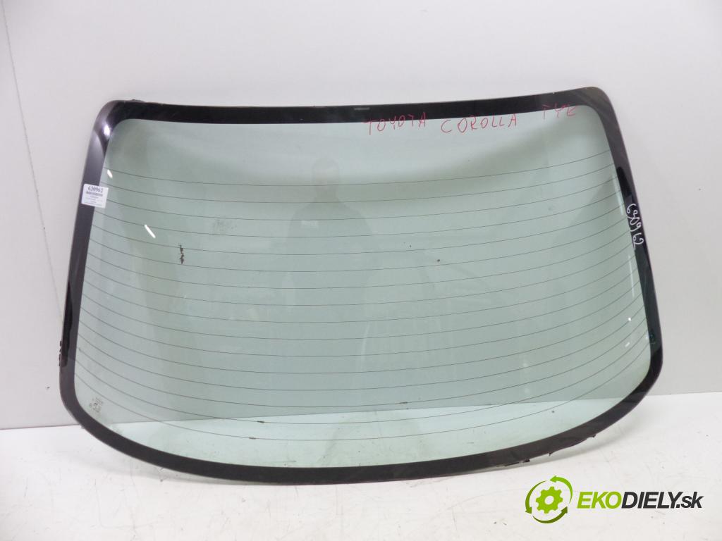 Toyota Corolla E11 1997-2002 1.6 16V 110 hp  81 kW 1600 cm3  okno zadní část  (Okna zadní)