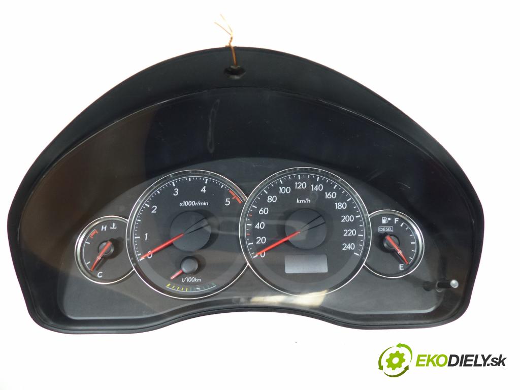Subaru Legacy outback III 2003-2009 2.0 KAT 150 hp  110 kW 2000 cm3  prístrojovka  (Přístrojové desky, displeje)