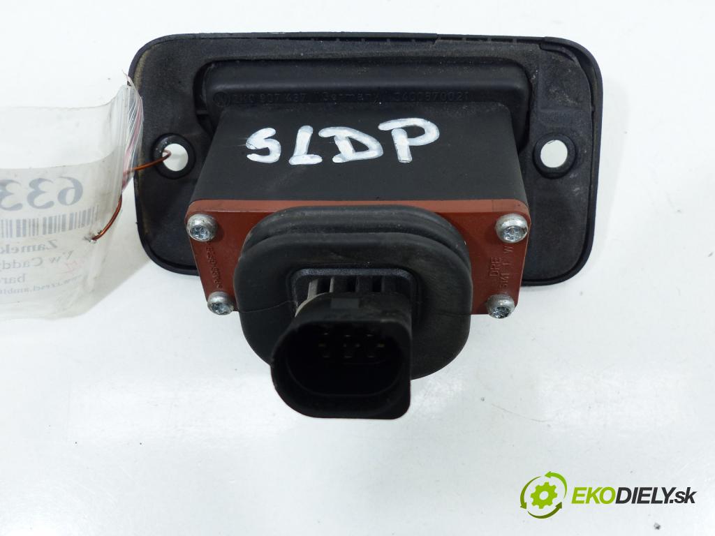Vw Caddy III 2K 2003- 1.9 TDI 105 hp  77 kW 1900 cm3  zámok zadní část levý