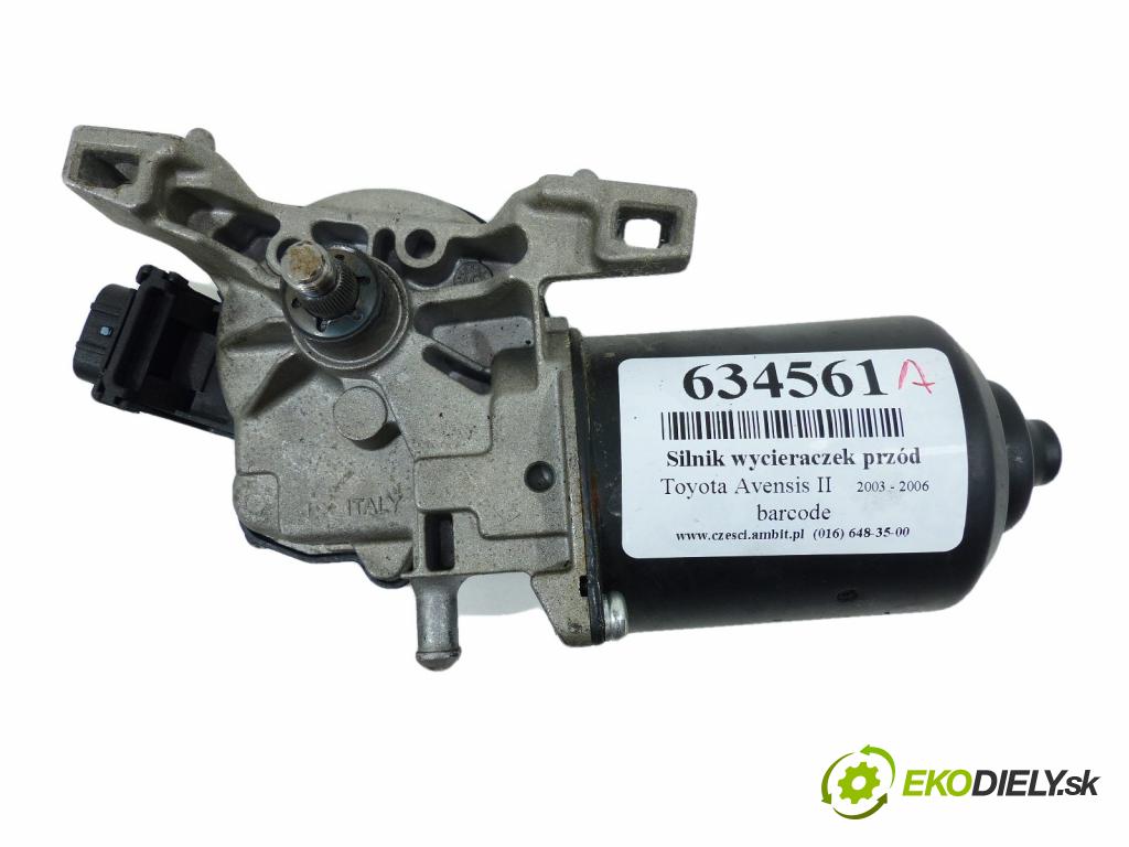 Toyota Avensis II T25 2003-2008 2.2 D4D 150 hp  110 kW 2200 cm3  motor stěračů přední část 