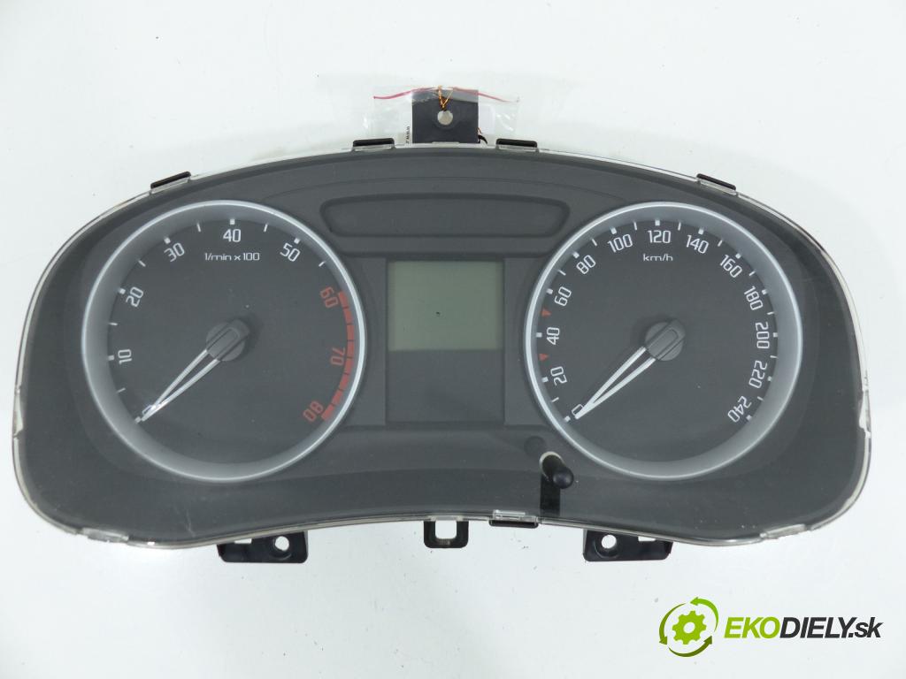 Skoda Fabia II 2007-2014 1.2 6V 60 hp  44 kW 1200 cm3  prístrojovka  (Přístrojové desky, displeje)
