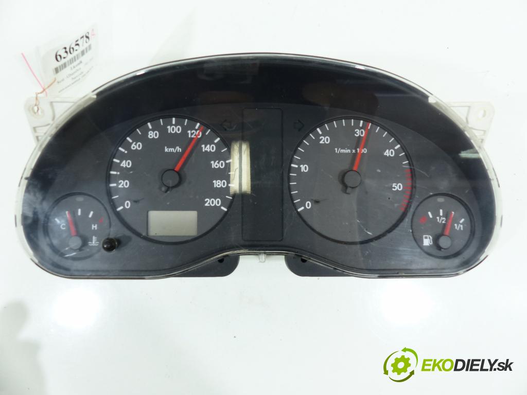 Seat Alhambra 1996-2010 1.9 TDI 110 hp  81 kW 1900 cm3  prístrojovka  (Přístrojové desky, displeje)