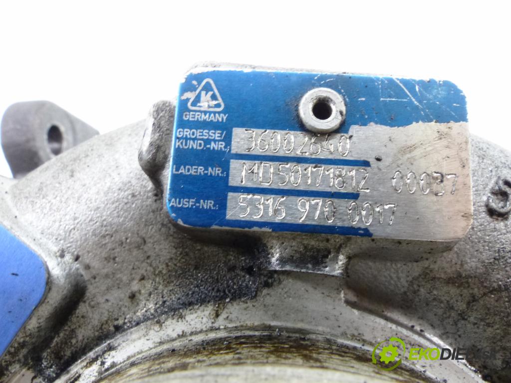 Volvo XC60 I 2008-2017 2.4 KAT 205hp  151 kW 2400 cm3  Turbodúchadlo,turbo  (Turbodúchadlá (kompletné))