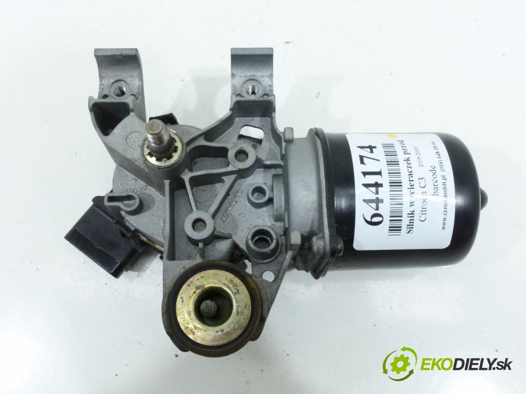 Citroen C3 2002-2009 1.4 8V 73 hp  54 kW 1400 cm3  motor stěračů přední část 
