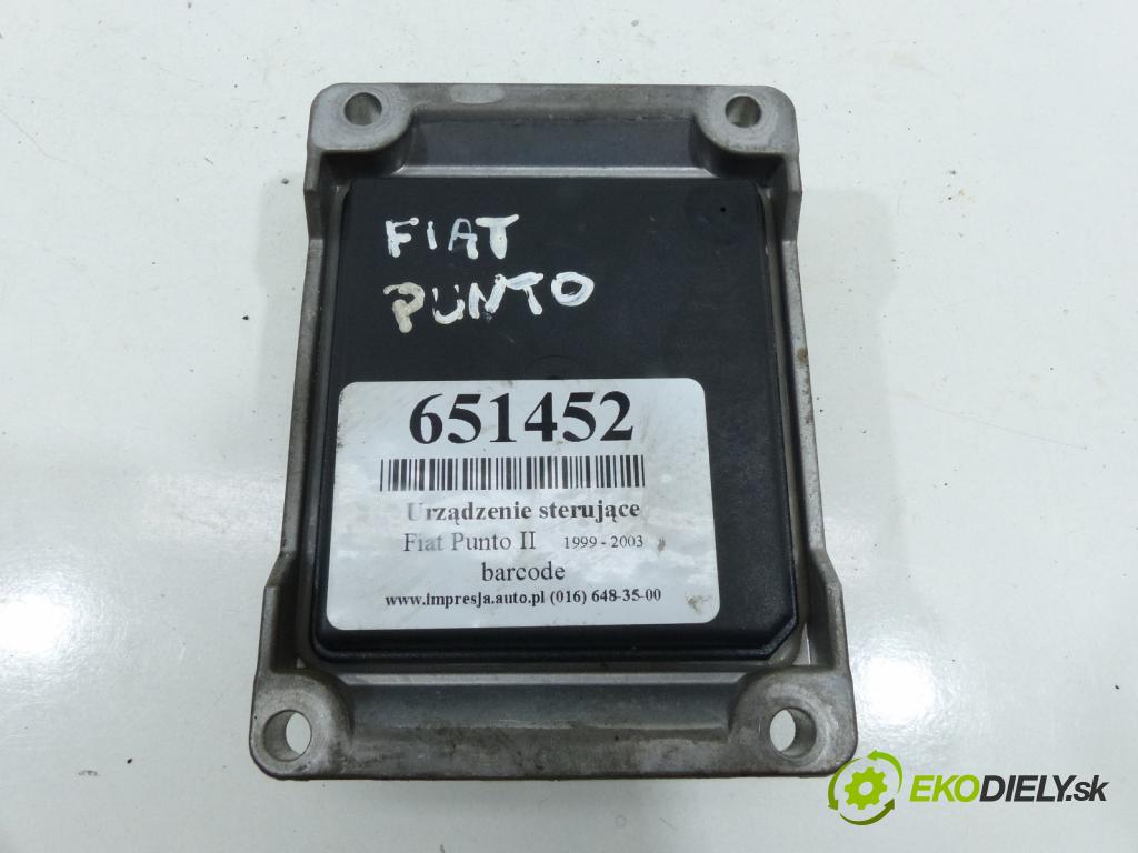 Fiat Punto II 1999-2010 1.2 16V 80 hp  59 kW 1200 cm3  jednotka řídící