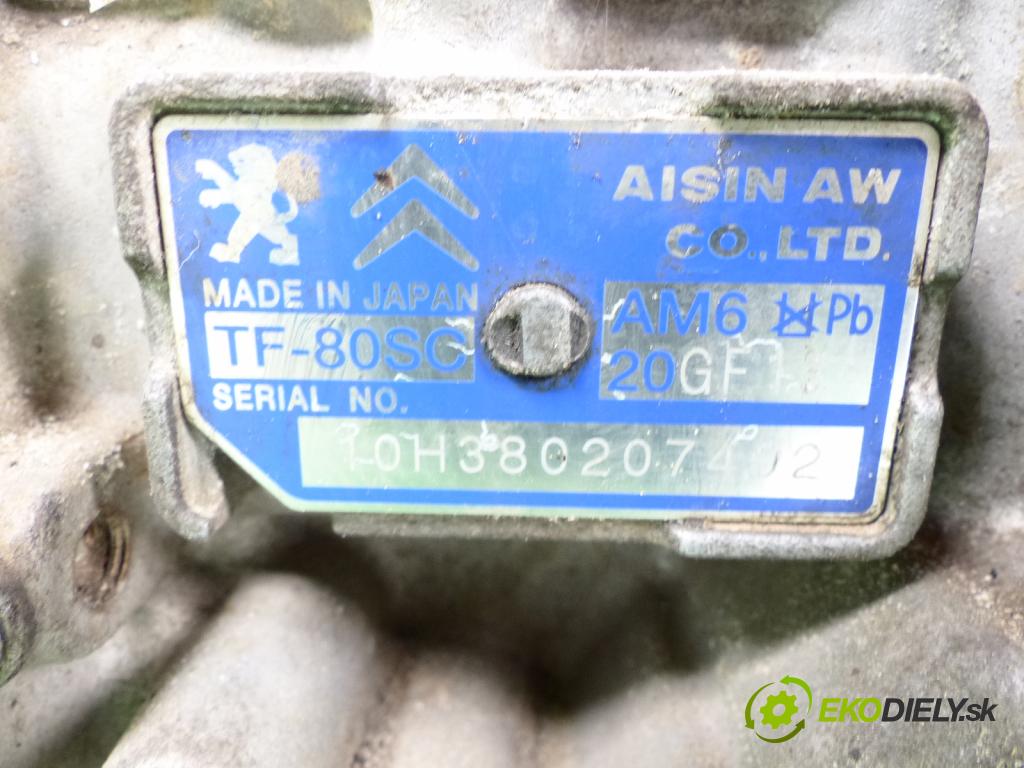 Citroen C5 II 2008-2017 2.0 HDI 163 HP 120 kW 2000 cm3 Prevodovka - automat