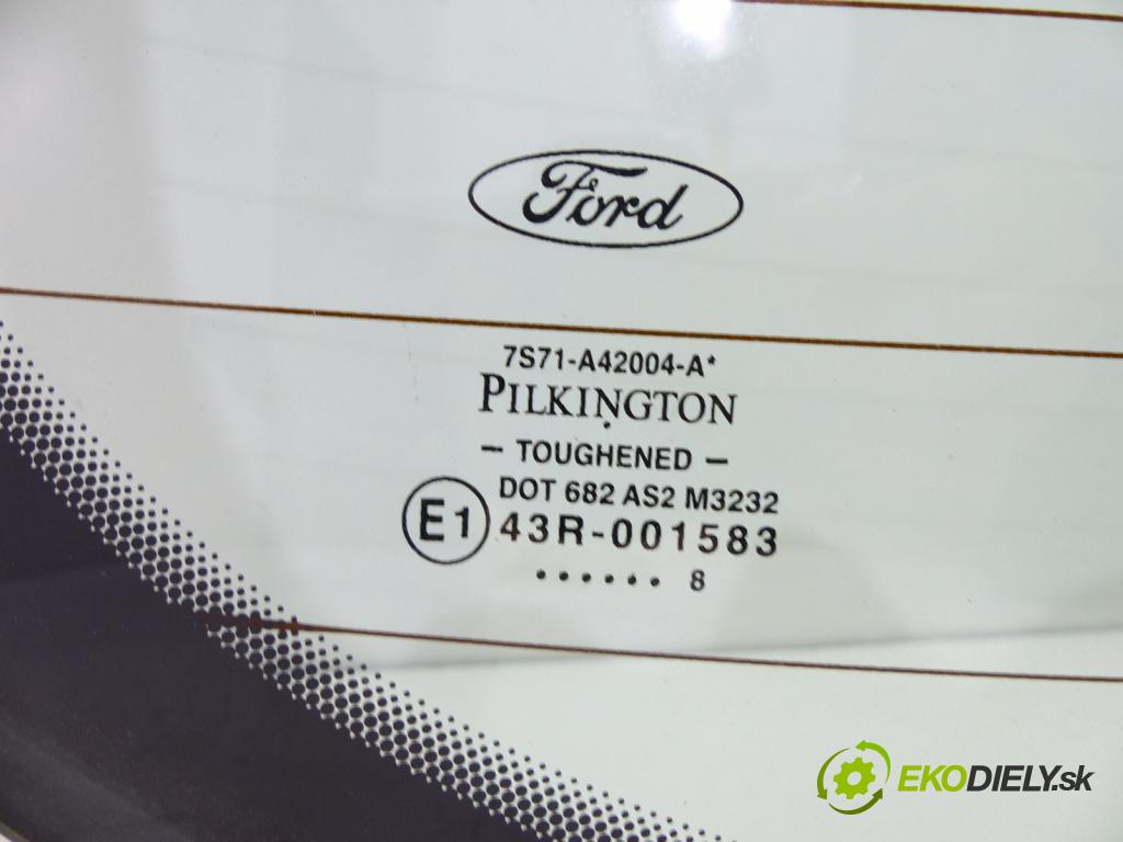 Ford Mondeo Mk4 2007-2014 1.8 TDCI V6 101 hp  74 kW 1800 cm3  okno zadní část  (Okna zadní)