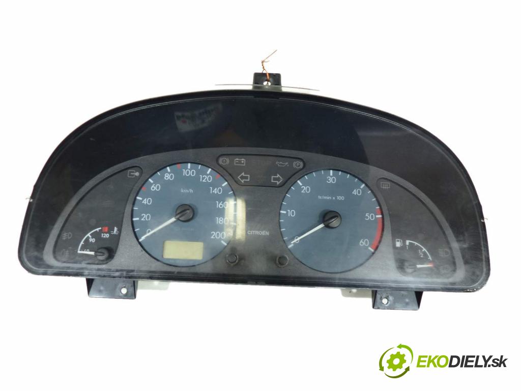 Citroen Xsara 1997-2000 2.0 HDI 90 hp  66 kW 2000 cm3  prístrojovka  (Přístrojové desky, displeje)