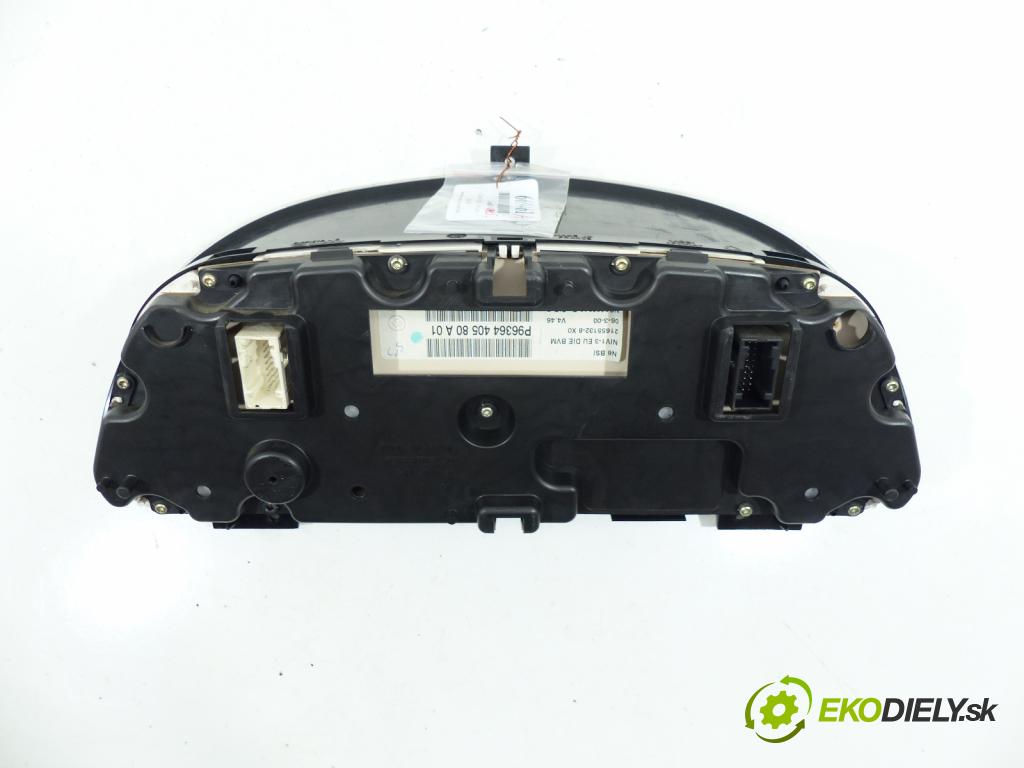 Citroen Xsara 1997-2000 2.0 HDI 90 hp  66 kW 2000 cm3  prístrojovka  (Přístrojové desky, displeje)