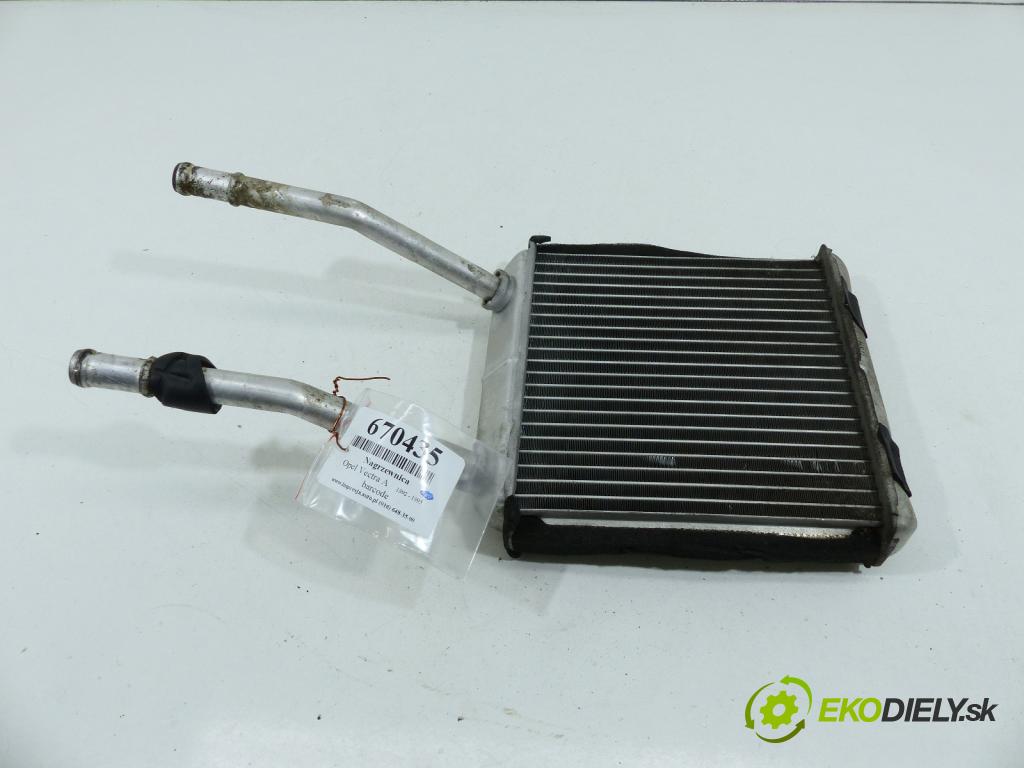 Opel Vectra A 1988-1995 1.7 TD Isuzu   1700 cm3  Výhrevné teleso, radiátor kúrenia  (Radiátory kúrenia)